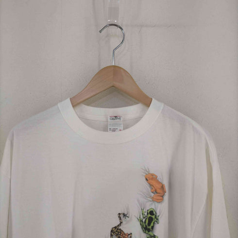 アンビル Anvil Human-i-Tees フロッグプリント クルーネックTシャツ メンズ import:L