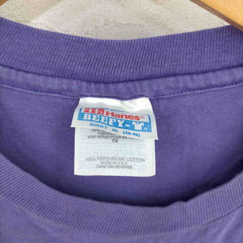 ヘインズ Hanes 90s A&E Weekend フロントプリントTシャツ メンズ import:XL