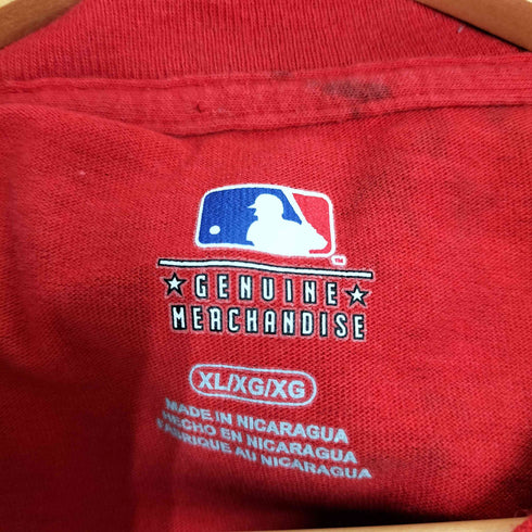 MLBチームロゴプリント クルーネックTシャツ メンズ import:XL