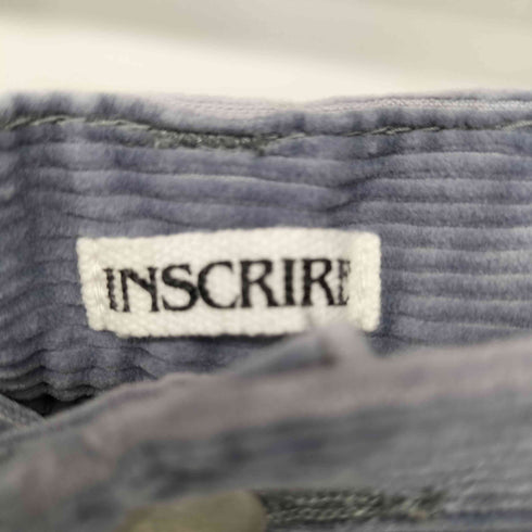 アンスクリア INSCRIRE Corduroy Flare コーデュロイフレアパンツ レディース