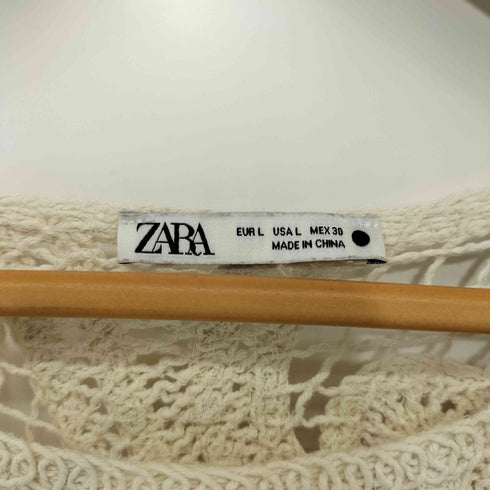 ザラ ZARA アシンメトリーノースリーブトップス レディース L