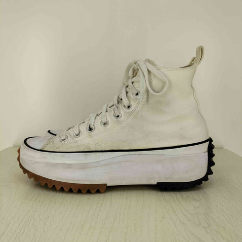 コンバース CONVERSE RUN STAR HIKE WHITE HI CUT ランスターハイク ハイカットスニーカー メンズ JPN:26.5