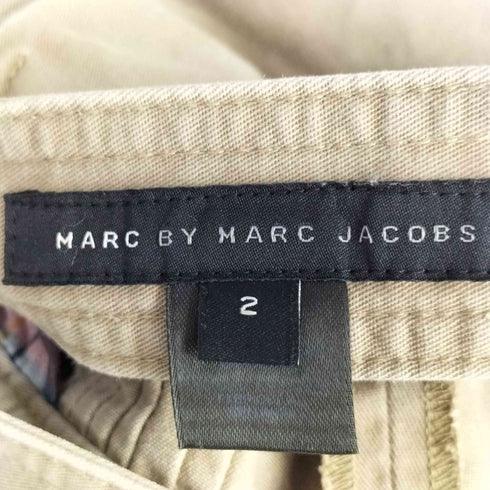 マークバイマークジェイコブス Marc by Marc Jacobs リネン混 ギャザー デザイン ショート パンツ Y2K レディース JPN:2