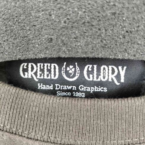 GREED GLORY プリントクルーネックTシャツ メンズ JPN:L