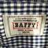 バフィ BAFFY ギンガムチェック ボックス開襟シャツ メンズ JPN:M