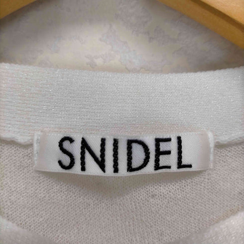 スナイデル snidel スパークルシアースリーブカーディガン レディース ONE SIZE