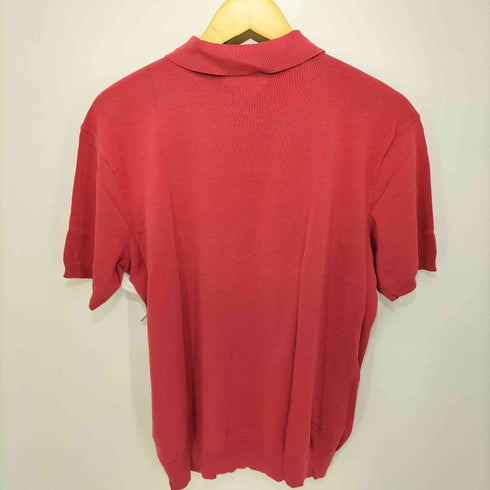 ポロバイラルフローレン Polo by RALPH LAUREN ラスタカラーボーダーニットポロシャツ メンズ import:M