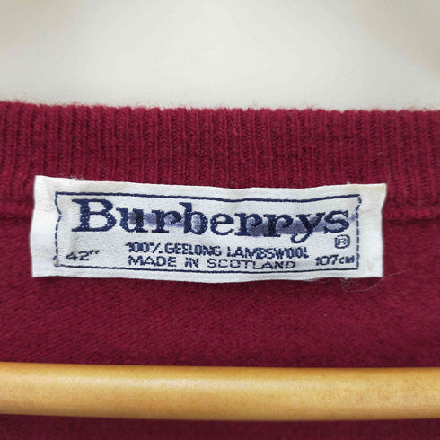 バーバリーズ BURBERRYS Vネックニットセーター メンズ 42