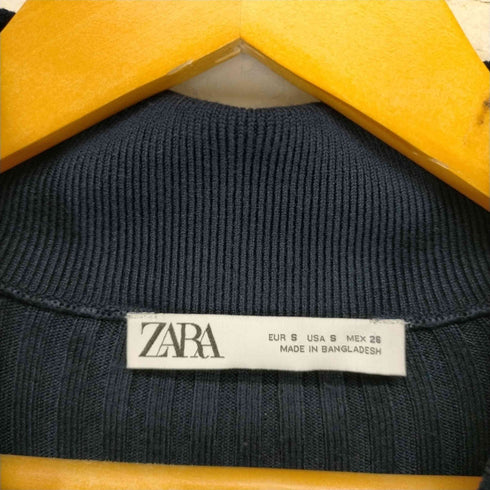 ザラ ZARA レーヨンリブニットノースリーブワンピース レディース JPN:S
