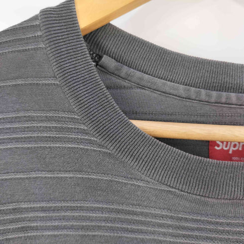 シュプリーム Supreme Raised Stripe L/S Top レイズド ストライプ L/S カットソー メンズ import:M