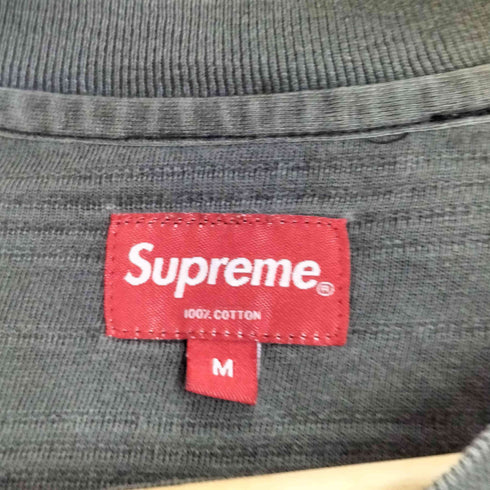 シュプリーム Supreme Raised Stripe L/S Top レイズド ストライプ L/S カットソー メンズ import:M