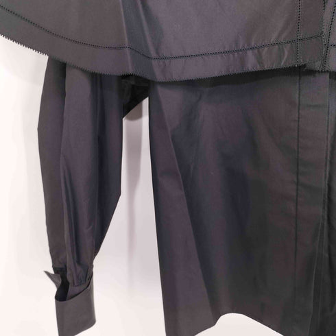カルバンクライン CALVIN KLEIN 90-2000s ビッグセーラーカラー長袖ブラウス レディース L