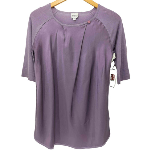 アルマーニコレツィオーニ ARMANI COLLEZIONI 切替ニットトップス レディース 40