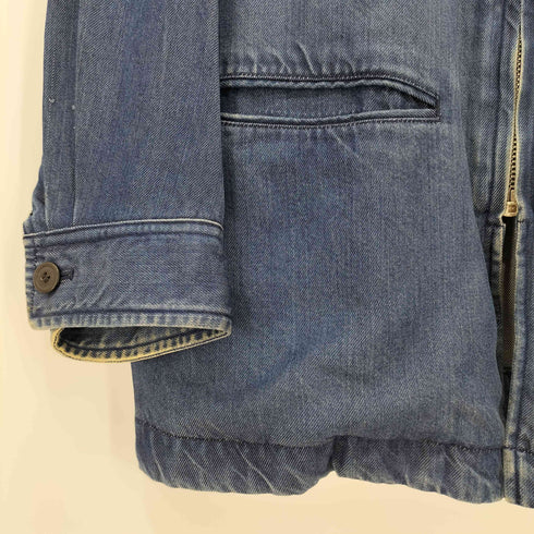 イッセイミヤケメン ISSEY MIYAKE MEN 1993SS チンストラップ ジップアップデニムジャケット メンズ JPN:M