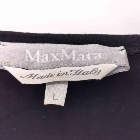 マックスマーラ MAX MARA オープンネック長袖Tシャツ レディース L