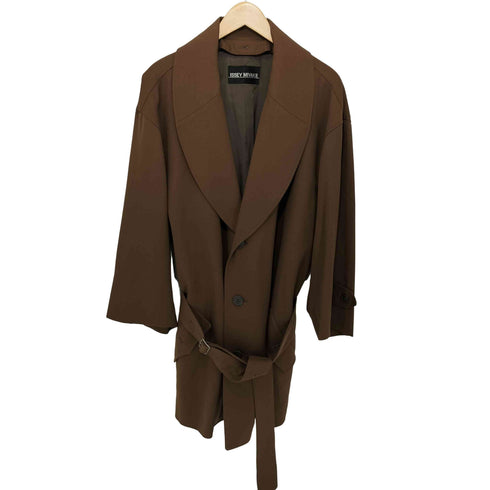 イッセイミヤケ ISSEY MIYAKE 1991AW ショールカラーコート メンズ free
