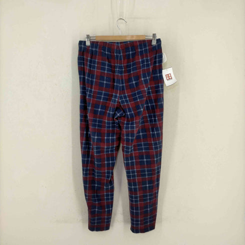 クラフトアンドバロー Croft&Barrow チェックネル ルーズパジャマパンツ メンズ JPN:M