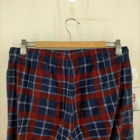 クラフトアンドバロー Croft&Barrow チェックネル ルーズパジャマパンツ メンズ JPN:M