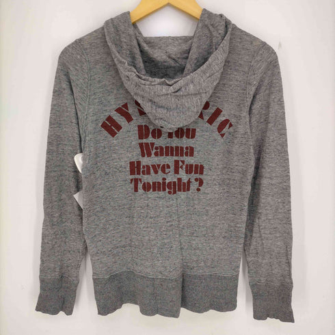 ヒステリックグラマー HYSTERIC GLAMOUR プリント ジップアップパーカー レディース FREE