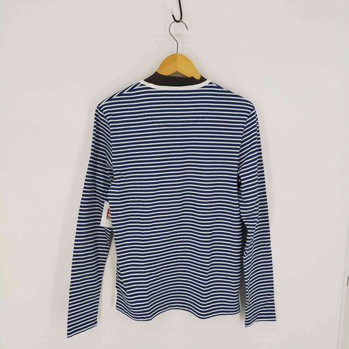 ラコステライブ Lacoste Live ボーダークルーネックL/S TEE ワニ刺繍 メンズ 4