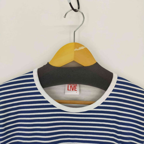 ラコステライブ Lacoste Live ボーダークルーネックL/S TEE ワニ刺繍 メンズ 4