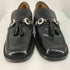 トーガビリリース TOGA VIRILIS Black Embellished Leather Loafers タッセルローファー メンズ JPN:42
