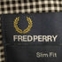 フレッドペリー FRED PERRY Slim Fit ロゴ刺繍 チェック ボタンダウン半袖シャツ メンズ import:XS