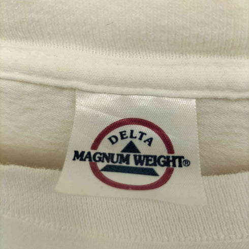 デルタ DELTA 90-2000s USA製 MAGNUMWEIGHT 両面プリントクルーネックTシャツ メンズ import:XL