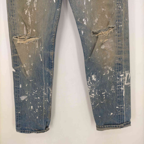 リーバイス Levis MADE IN USA 552刻印 501 ペンキ加工ボタンフライデニム メンズ W29 L34