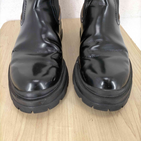 ザラ ZARA LEATHER ANKLE BOOTS メンズ JPN:27