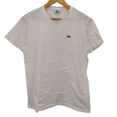 ラコステ LACOSTE ロゴ刺繍 Vネック ショートスリーブTシャツ メンズ JPN:2