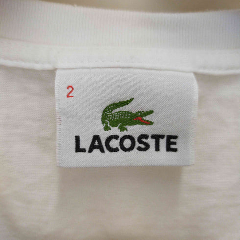 ラコステ LACOSTE ロゴ刺繍 Vネック ショートスリーブTシャツ メンズ JPN:2