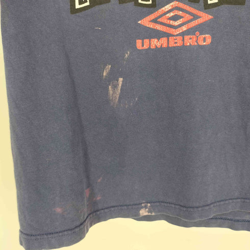 アンブロ UMBRO USA製 シングルステッチ HEY REF 両面プリント クルーネックTシャツ メンズ import:XL