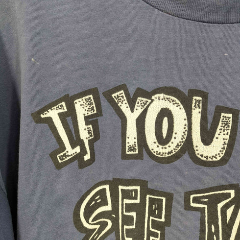 アンブロ UMBRO USA製 シングルステッチ HEY REF 両面プリント クルーネックTシャツ メンズ import:XL