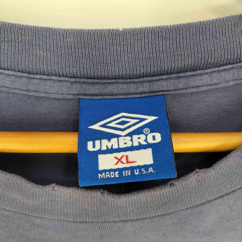 アンブロ UMBRO USA製 シングルステッチ HEY REF 両面プリント クルーネックTシャツ メンズ import:XL