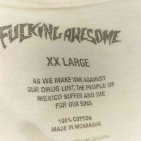 ファッキンオーサム FUCKING AWESOME S/S TEE クルーネック プリント Tシャツ メンズ XX LARGE
