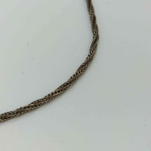 SILVER刻印 ねじりデザインネックレス レディース