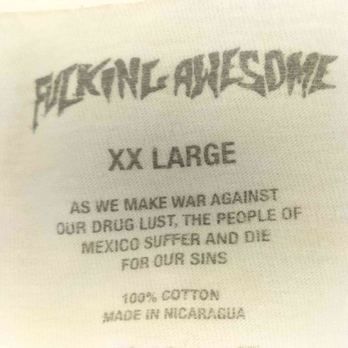 ファッキンオーサム FUCKING AWESOME Substance S/S TEE クルーネック プリント Tシャツ メンズ XX LARGE
