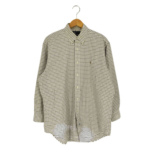 ラルフローレン RALPH LAUREN YARMOUTH ポニー刺繍 チェック BD L/S シャツ メンズ 16-32