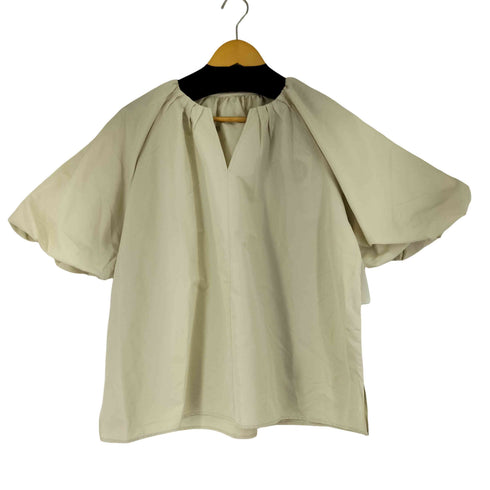 アズールバイマウジー AZUL by moussy RELATECH GATHER BLOUSE レディース M