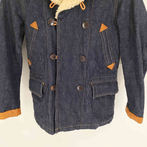 ゴールド gold 裏地ボア デニム マッキーノ ランチコート ジャケット メンズ JP36