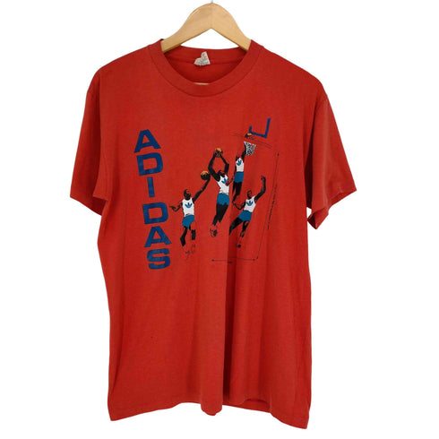 アディダス adidas USA製 シングルステッチ プリントクルーネックTシャツ メンズ JPN:L