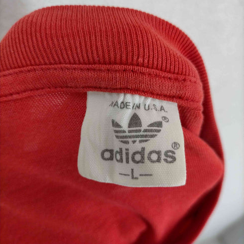 アディダス adidas USA製 シングルステッチ プリントクルーネックTシャツ メンズ JPN:L