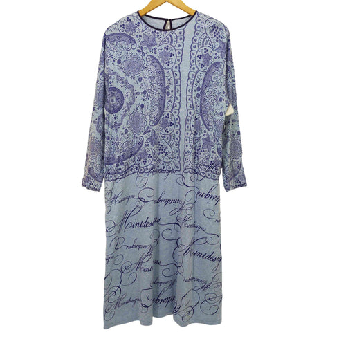 mint designs 総柄 クルーネック ワンピース レディース JPN:2