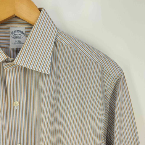 ブルックスブラザーズ BROOKS BROTHERS 胸ポケット ストライプボタンダウンシャツ メンズ 15 1/2-32