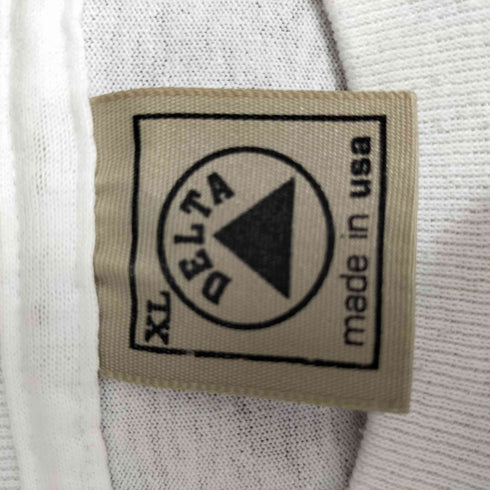 90S USA製 DELTAボディ シングルステッチ 企業プリント S/S TEE メンズ import:XL