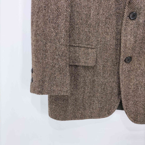 ブルックスブラザーズ BROOKS BROTHERS 80-90s USA製 BROOKS TWEED 段返り3B ウール シングルツイードテーラードジャケット メンズ