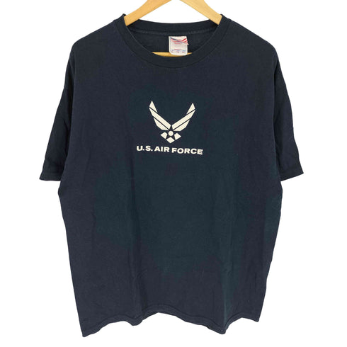 90-00S USA製 murina ボディ U.S.AIR FORCE 両面プリント S/S TEE アニマル メンズ import:XL