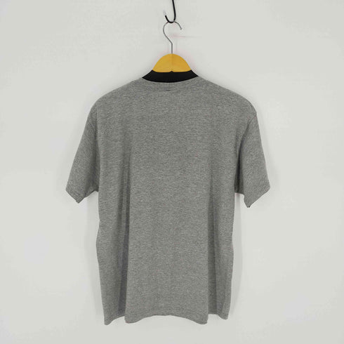 フルーツオブザルーム FRUIT OF THE LOOM 霜降りグレー フロントプリント Tシャツ メンズ JPN:L