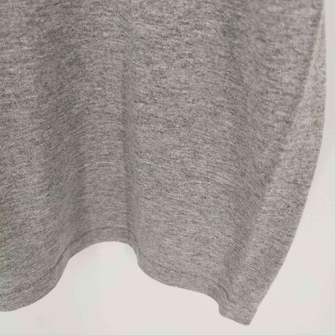 フルーツオブザルーム FRUIT OF THE LOOM 霜降りグレー フロントプリント Tシャツ メンズ JPN:L